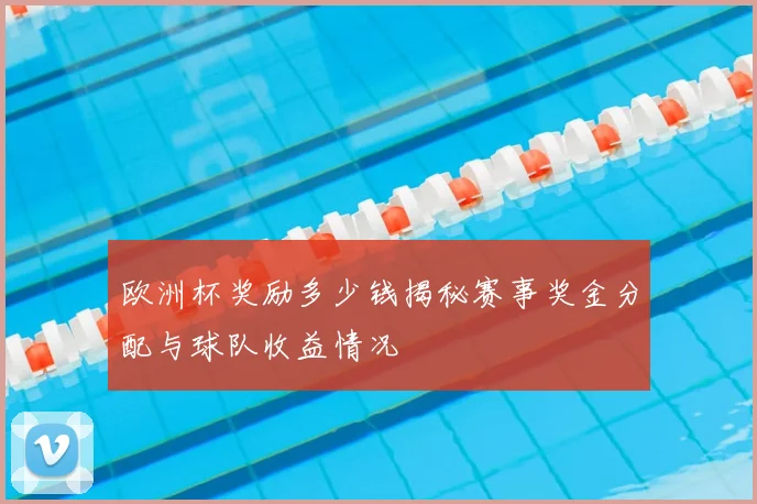 欧洲杯奖励多少钱揭秘赛事奖金分配与球队收益情况